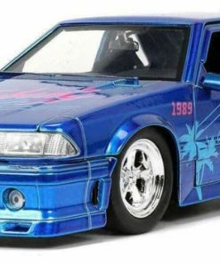 Jada Toys Diecast Cars I Love The - 80's 1989 Ford Mustang GT 1:24 Scale