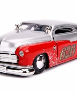Jada Toys Diecast Cars Big Time Muscle - Mercury 1951 Silver 1:24 Scale Diecast Vehicle
