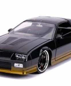 Jada Toys Big Time Muscle - Chevy Camaro 1985 Mellaic Black 1:24 Scale Diecast Vehicle Diecast Cars