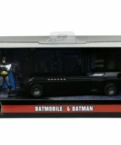 Jada Toys Batman: The Animated Series - Batmobile With Figure 1:32 Scale Hollywood Ride Diecast Cars