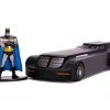 Jada Toys Batman: The Animated Series - Batmobile With Figure 1:32 Scale Hollywood Ride Diecast Cars