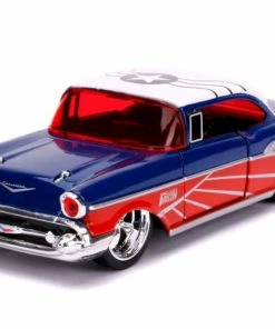 Jada Toys Marvel Comics - Falcon 1957 Chevy Bel-Air 1:32 Scale Hollywood Ride Diecast Cars