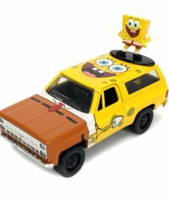 Jada Toys SpongeBob SquarePants - 1980 Chevy K5 Blazer With SpongeBob 1:32 Scale Hollywood Ride 16 Jada Toys SpongeBob SquarePants - 1980 Chevy K5 Blazer With SpongeBob 1:32 Scale Hollywood Ride