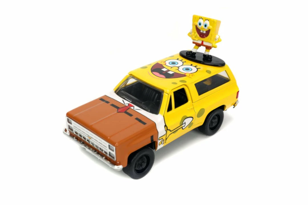 Jada Toys SpongeBob SquarePants - 1980 Chevy K5 Blazer With SpongeBob 1:32 Scale Hollywood Ride 3 Jada Toys SpongeBob SquarePants - 1980 Chevy K5 Blazer With SpongeBob 1:32 Scale Hollywood Ride