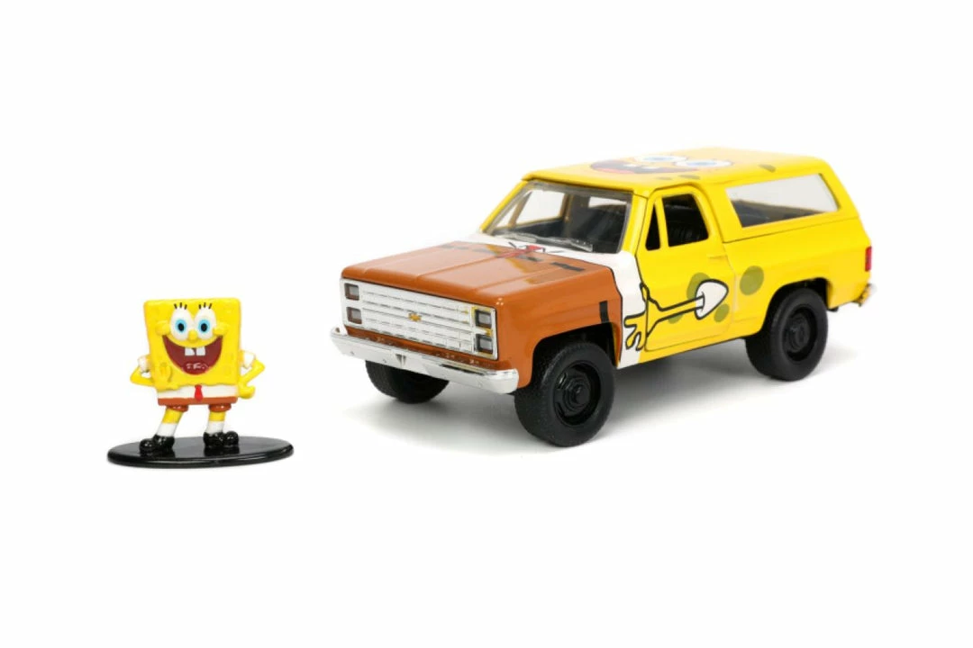 Jada Toys SpongeBob SquarePants - 1980 Chevy K5 Blazer With SpongeBob 1:32 Scale Hollywood Ride 11 Jada Toys SpongeBob SquarePants - 1980 Chevy K5 Blazer With SpongeBob 1:32 Scale Hollywood Ride