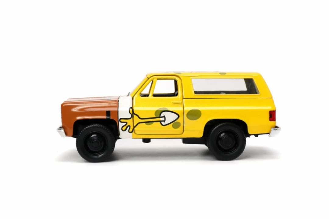 Jada Toys SpongeBob SquarePants - 1980 Chevy K5 Blazer With SpongeBob 1:32 Scale Hollywood Ride 12 Jada Toys SpongeBob SquarePants - 1980 Chevy K5 Blazer With SpongeBob 1:32 Scale Hollywood Ride