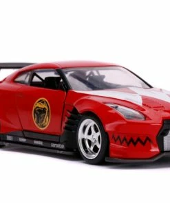 Jada Toys Diecast Cars Power Rangers - '09 Nissan GT-R Red 1:32 Scale Hollywood Ride