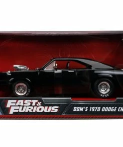 Jada Toys Fast And Furious 9: The Fast Saga - 1970 Dodge Charger Black 1:24 Scale Hollywood Ride Diecast Cars 27 Jada Toys Fast And Furious 9: The Fast Saga - 1970 Dodge Charger Black 1:24 Scale Hollywood Ride Diecast Cars
