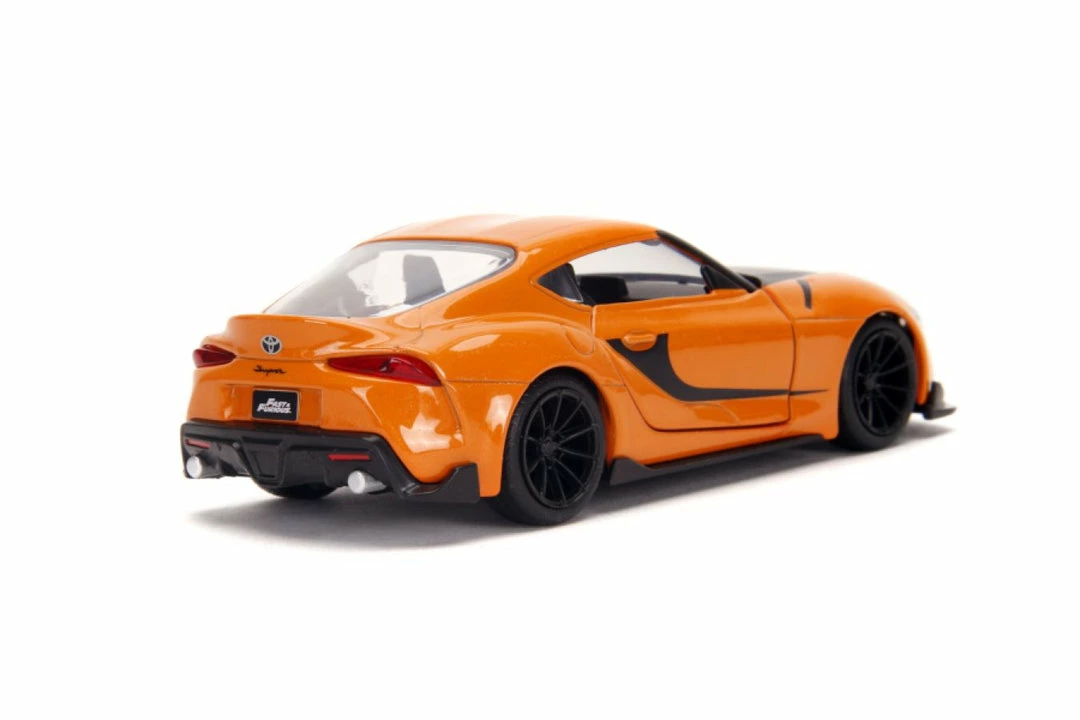 Jada Toys Fast And Furious 9: The Fast Saga - 2020 Toyota Supra Metallic Orange 1:32 Scale Hollywood Ride 6 Jada Toys Fast And Furious 9: The Fast Saga - 2020 Toyota Supra Metallic Orange 1:32 Scale Hollywood Ride