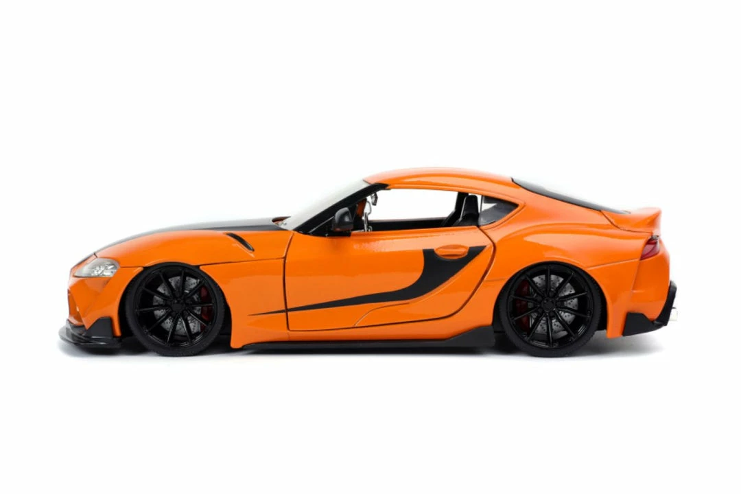 Jada Toys Diecast Cars Fast And Furious 9: The Fast Saga - 2020 Toyota Supra Metallic Orange 1:24 Scale Hollywood Ride 3 Jada Toys Diecast Cars Fast And Furious 9: The Fast Saga - 2020 Toyota Supra Metallic Orange 1:24 Scale Hollywood Ride