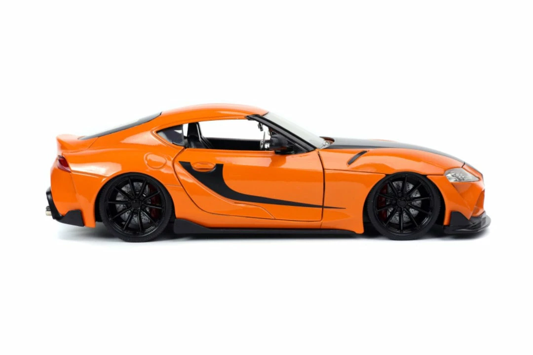 Jada Toys Diecast Cars Fast And Furious 9: The Fast Saga - 2020 Toyota Supra Metallic Orange 1:24 Scale Hollywood Ride 5 Jada Toys Diecast Cars Fast And Furious 9: The Fast Saga - 2020 Toyota Supra Metallic Orange 1:24 Scale Hollywood Ride