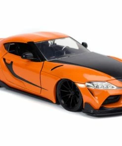 Jada Toys Diecast Cars Fast And Furious 9: The Fast Saga - 2020 Toyota Supra Metallic Orange 1:24 Scale Hollywood Ride 19 Jada Toys Diecast Cars Fast And Furious 9: The Fast Saga - 2020 Toyota Supra Metallic Orange 1:24 Scale Hollywood Ride