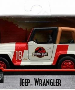 Jada Toys Jurassic World - 1992 Jeep Wrangler 1:32 Scale Hollywood Ride