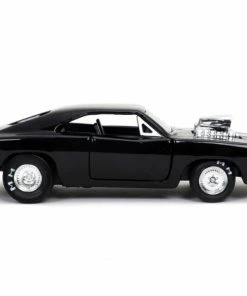 Jada Toys Fast And Furious 9: The Fast Saga - 1970 Dodge Charger Black 1:32 Scale Hollywood Ride Diecast Cars