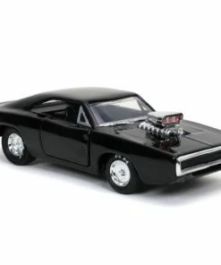Jada Toys Fast And Furious 9: The Fast Saga - 1970 Dodge Charger Black 1:32 Scale Hollywood Ride Diecast Cars