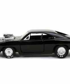 Jada Toys Fast And Furious 9: The Fast Saga - 1970 Dodge Charger Black 1:32 Scale Hollywood Ride Diecast Cars