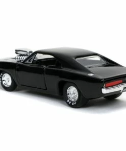Jada Toys Fast And Furious 9: The Fast Saga - 1970 Dodge Charger Black 1:32 Scale Hollywood Ride Diecast Cars