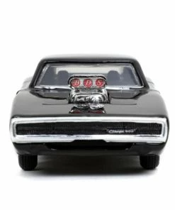 Jada Toys Fast And Furious 9: The Fast Saga - 1970 Dodge Charger Black 1:32 Scale Hollywood Ride Diecast Cars