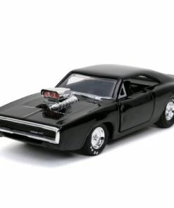 Jada Toys Fast And Furious 9: The Fast Saga - 1970 Dodge Charger Black 1:32 Scale Hollywood Ride Diecast Cars