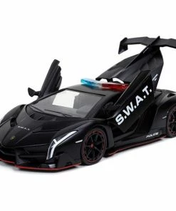 Jada Toys Hyperspec - 2017 Lamborghini Veneno Black 1:24 Scale