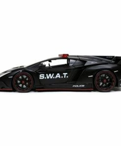 Jada Toys Hyperspec - 2017 Lamborghini Veneno Black 1:24 Scale
