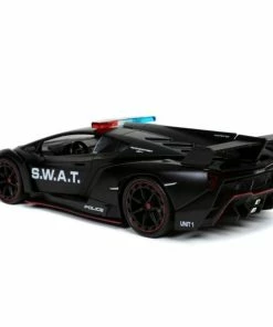 Jada Toys Hyperspec - 2017 Lamborghini Veneno Black 1:24 Scale