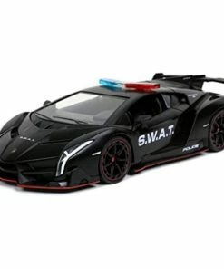 Jada Toys Hyperspec - 2017 Lamborghini Veneno Black 1:24 Scale