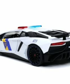 Jada Toys Hyperspec - 2017 Lamborghini Aventador White 1:24 Scale Diecast Cars