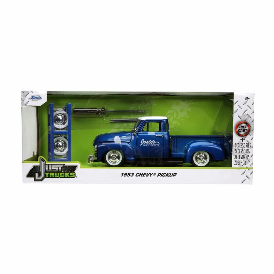 Jada Toys Just Trucks - Chevy 3100 Pick Up 1953 Blue 1:24 Scale Diecast Vehicle 6 Jada Toys Just Trucks - Chevy 3100 Pick Up 1953 Blue 1:24 Scale Diecast Vehicle
