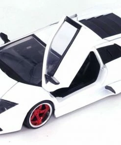 Jada Toys HyperSpec - Lamborghini Murcielago LP640 White 1:24 Scale Diecast Vehicle Diecast Cars