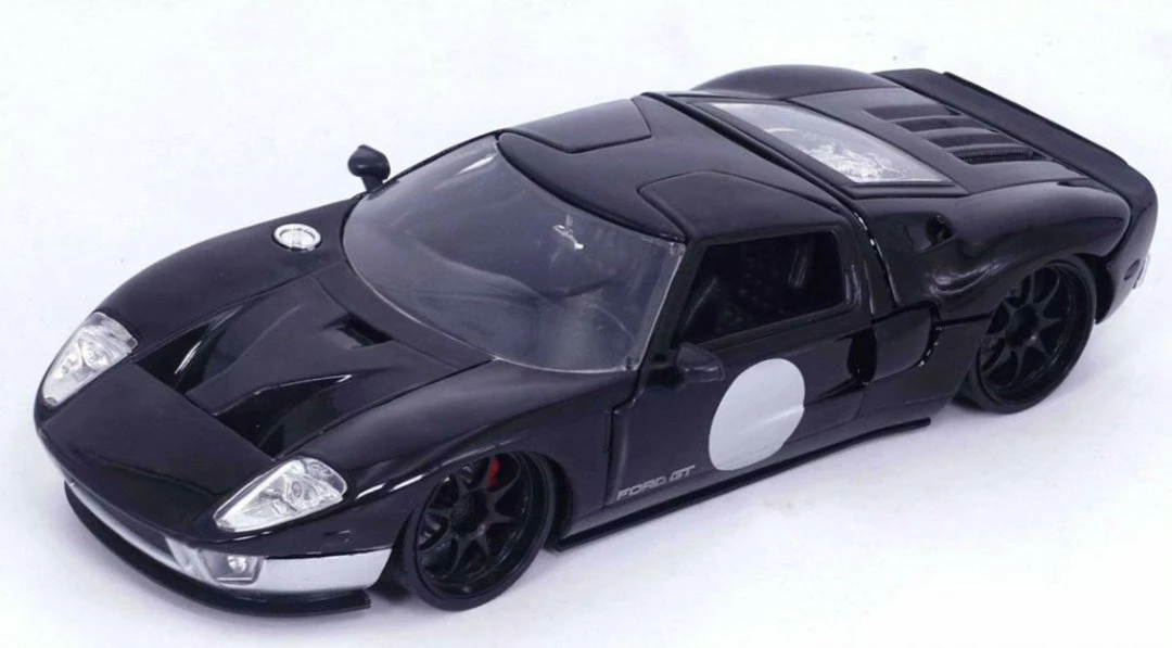 Jada Toys Diecast Cars Big Time Muscle - Ford GT 2005 Black 1:24 Scale Diecast Vehicle 1 Jada Toys Diecast Cars Big Time Muscle - Ford GT 2005 Black 1:24 Scale Diecast Vehicle