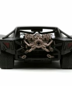 Jada Toys Diecast Cars The Batman - Batmobile With Batman 1:24 Scale Hollywood Ride