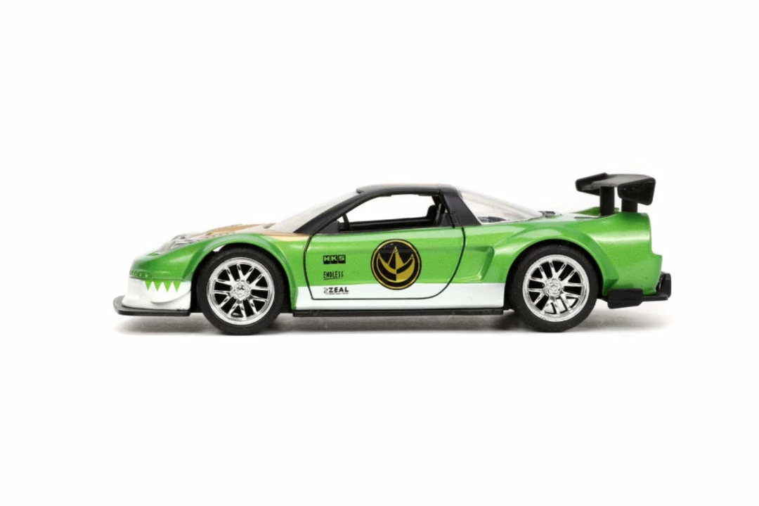 Jada Toys Power Rangers - 2002 Honda NSX With Green Ranger 1:32 Scale Hollywood Ride 12 Jada Toys Power Rangers - 2002 Honda NSX With Green Ranger 1:32 Scale Hollywood Ride
