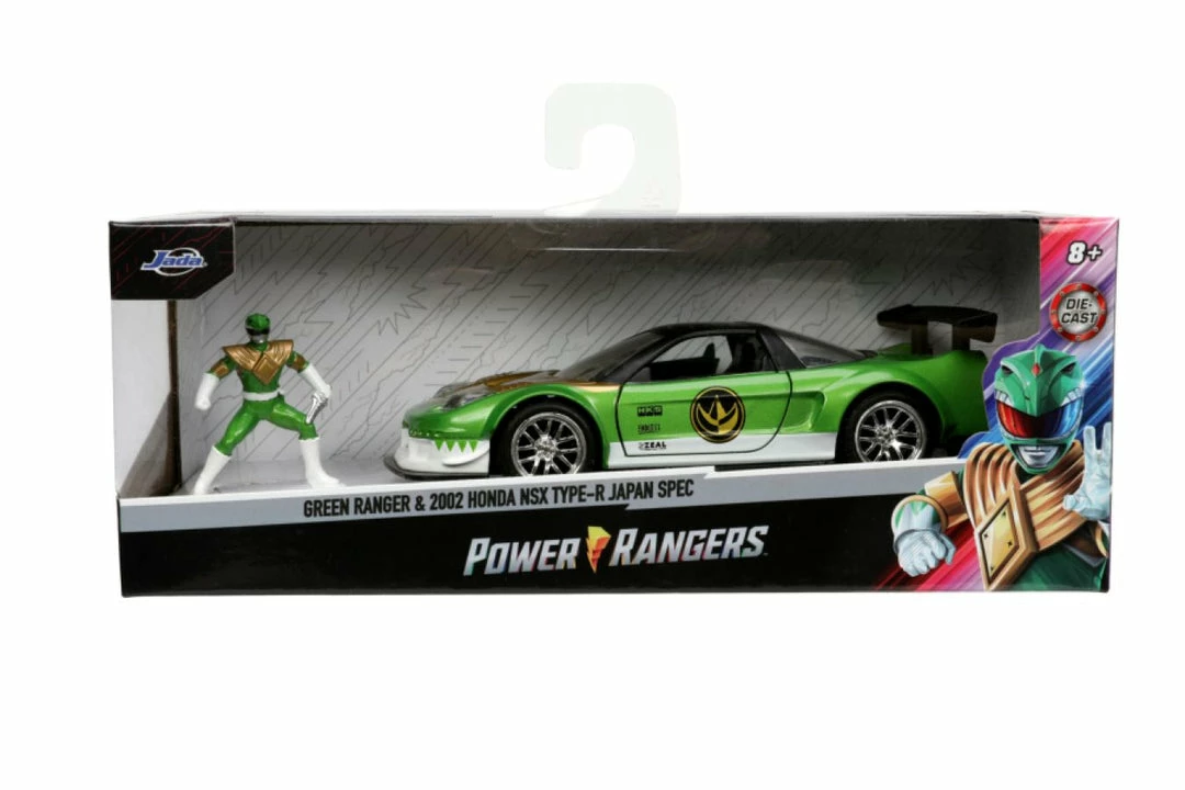 Jada Toys Power Rangers - 2002 Honda NSX With Green Ranger 1:32 Scale Hollywood Ride 13 Jada Toys Power Rangers - 2002 Honda NSX With Green Ranger 1:32 Scale Hollywood Ride