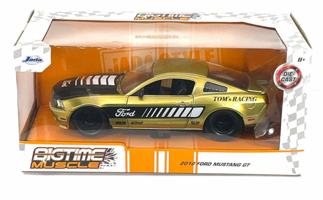 Jada Toys Diecast Cars Big Time Muscle - 2010 Ford Mustang GT 1:24 Scale 1 Jada Toys Diecast Cars Big Time Muscle - 2010 Ford Mustang GT 1:24 Scale