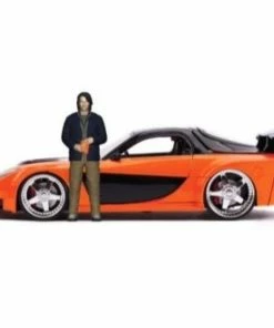 Jada Toys Fast And Furious - 1997 Mazda RX7 With Han 1:24 Scale Hollywood Ride Diecast Cars