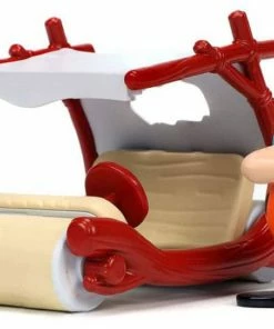Jada Toys The Flintstones - Flintmobile With Fred Flintstone 1:32 Scale Hollywood Ride Diecast Cars
