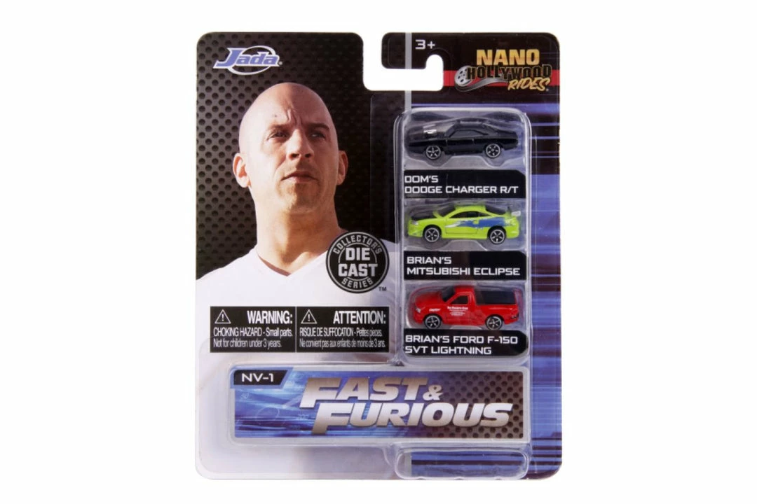 Jada Toys Fast And Furious - Nano Hollywood Rides Vehicle Assortment Diecast Cars 5 Jada Toys Fast And Furious - Nano Hollywood Rides Vehicle Assortment Diecast Cars