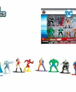 Jada Toys Diecast Cars DC Comics - Nano Metalfigs 10-Pack