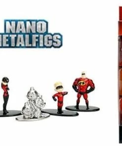 Jada Toys Incredibles - Nano Metalfigs 5-pack Diecast Cars