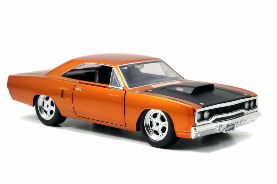 Jada Toys Fast And Furious - '70 Plymouth Road Runner BK 1:24 Scale Hollywood Ride Diecast Cars 1 Jada Toys Fast And Furious - '70 Plymouth Road Runner BK 1:24 Scale Hollywood Ride Diecast Cars
