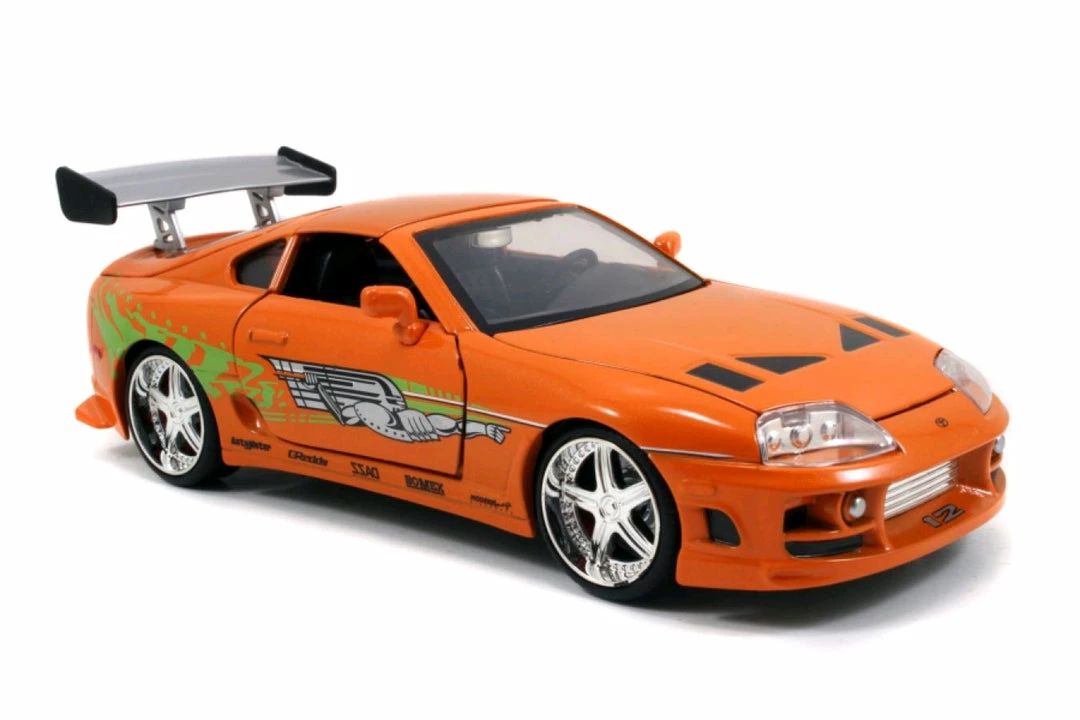 Jada Toys Diecast Cars Fast And Furious - '95 Toyota Supra OR 1:24 Scale Hollywood Ride 1 Jada Toys Diecast Cars Fast And Furious - '95 Toyota Supra OR 1:24 Scale Hollywood Ride