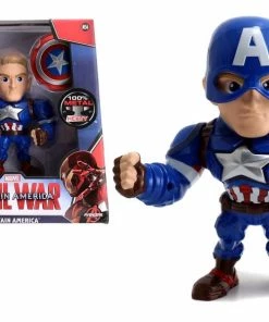 Jada Toys Diecast Cars Captain America 3: Civil War - Captain America 6" Metals Wave 1