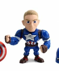 Jada Toys Diecast Cars Captain America 3: Civil War - Captain America 6" Metals Wave 1