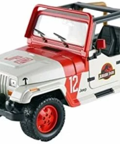 Jada Toys Diecast Cars Jurassic World - '92 Jeep Wrangler 1:24 Scale Hollywood Ride