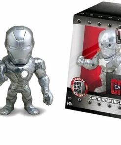 Jada Toys Captain America 3: Civil War - Iron Man & Captain America US Exclusive 4" Bare Metal 2 Pk Diecast Cars