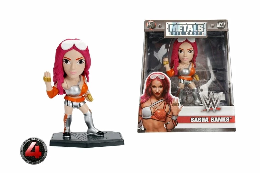 Jada Toys Diecast Cars WWE - Sasha Banks 4" Metals 1 Jada Toys Diecast Cars WWE - Sasha Banks 4" Metals