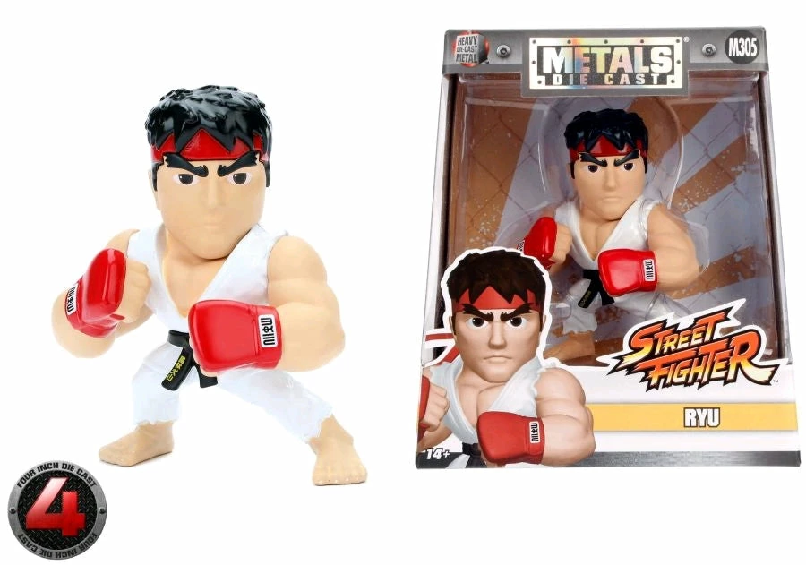 Jada Toys Street Fighter - Ryu 4" Metals Diecast Cars 1 Jada Toys Street Fighter - Ryu 4" Metals Diecast Cars
