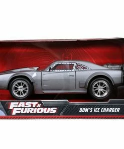 Jada Toys Diecast Cars Fast And Furious - Dom's Ice Charger 1:24 Scale Hollywood Ride