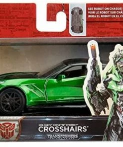 Jada Toys Transformers 5: The Last Knight - Crosshairs Chevy Corvette C8 Zora 1:32 Scale Diecast Cars